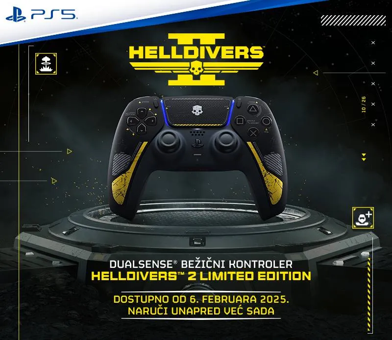 Gamepad PlayStation 5 DualSense - Helldivers 2 Limited Edition